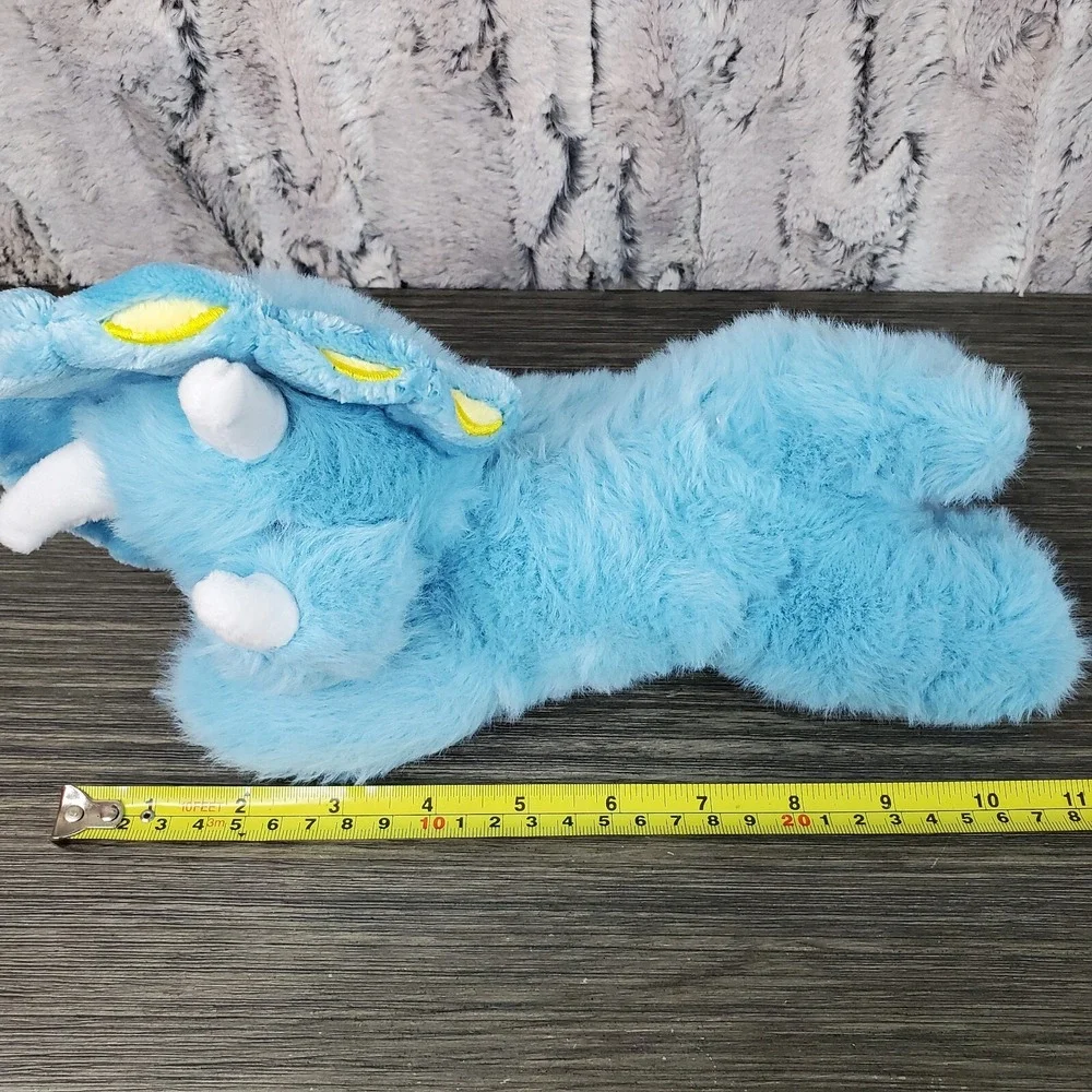Little Miracles Blue TRICERATOPS DINOSAUR Stuffed Plush Toy Costco Soft 11